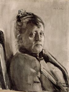 Portrait of the Painter Kitty L. Kielland, probably 1891. Creator: Christian Krohg
