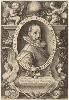 Portrait of the painter Hans Bol (1534-1593), 1593. Creator: Goltzius, Hendrick (1558-1617)