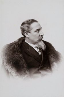 Portrait of the painter Henryk Siemiradzki (1843-1902) , 1893. Creator: Mieczkowski, Jan (1830-1889)