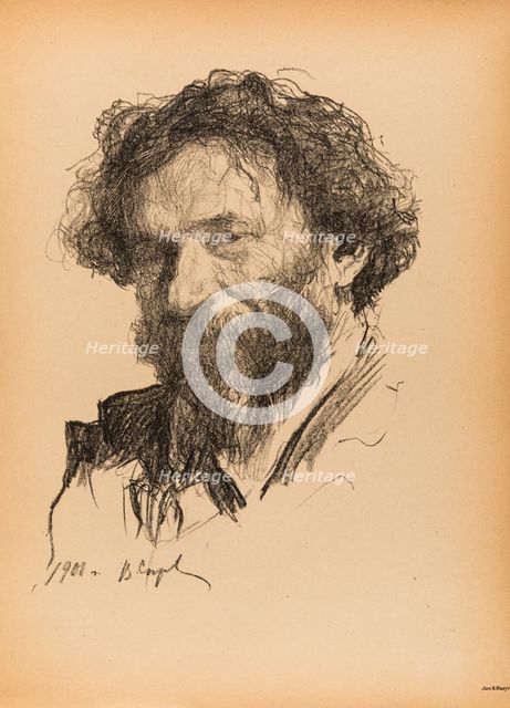 Portrait of the painter Ilya Yefimovich Repin (1844-1930), 1901.