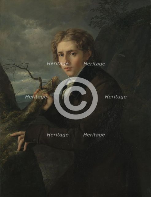 Portrait of the Painter J.C. Dahl, 1819-1820. Creator: Johann Carl Rossler.