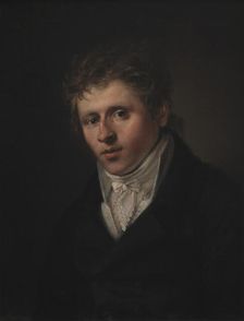 Portrait of the painter Johan Christian Dahl, 1813-1816. Creator: Christian Albrecht Jensen