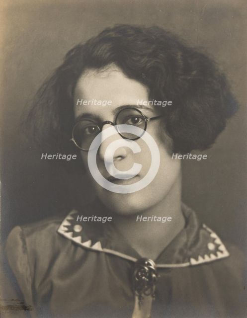 Portrait of the Painter Lola Cueto (1897-1978), c1927. Creator: Tina Modotti.