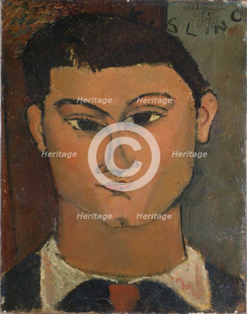 Portrait of the Painter Moise Kisling (1891-1953) , 1915.