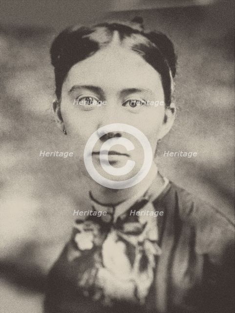 Portrait of the painter Mary Cassatt, c1867. Creator: Alphonse J. Liébert & Co., Paris .
