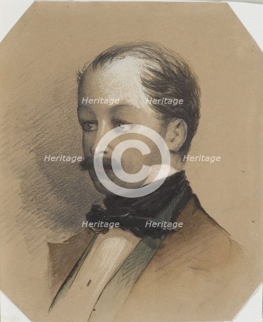 Portrait of the painter Pavel Andreyevich Fedotov (1815-1852), ca 1852. Artist: Baideman, Alexander Yegorovich (1826-1869)