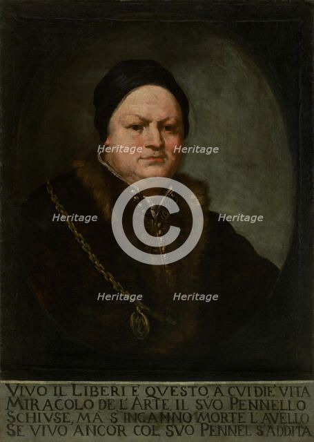 Portrait of the painter Pietro Liberi (1605-1687). Artist: Liberi, Marco (c. 1640-after 1687)