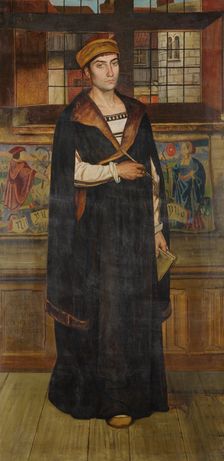 Portrait of the Painter Quentin Massys, 1868. Creator: Jan August Hendrik Leys