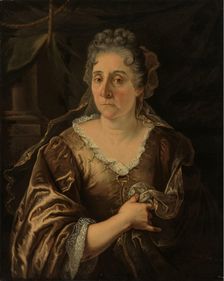 Portrait of the painter Rachel Ruysch (1664-1750), 1710-1720. Creator: Pool, Juriaen, the Younger (1666-1745)