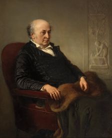 Portrait of the painter Wilhelm von Schadow (1788-1862), First half of the 19th cent. Creator: Eduard Julius Friedrich Bendemann