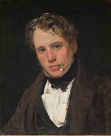 Portrait of the Painter Wilhelm Marstrand, 1836. Creator: Christen Købke