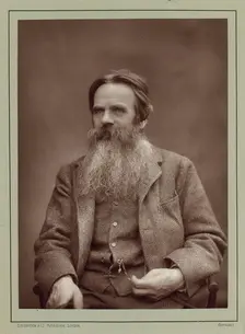 Portrait of the painter William Holman Hunt (1827-1910), ca 1885. Creator: Barraud, Herbert Rose (1845-1896)