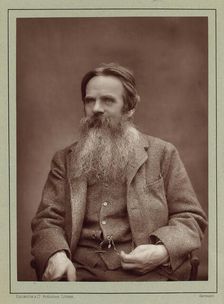 Portrait of the painter William Holman Hunt (1827-1910), ca 1885. Creator: Barraud, Herbert Rose (1845-1896)