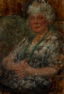 Portrait of the Painter Thomasson, between 1920-1925. Creator: Olga Boznanska