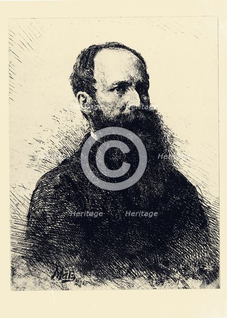 Portrait of the painter Vasili Vereshchagin (1842-1904), 1882. Artist: Mate (Mathé), Vasily Vasilyevich (1856-1917)