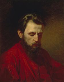 Portrait of the painter Vyacheslav Grigoryevich Schwarz (1838-1869), 1870. Artist: Litovchenko, Alexander Dmitrievich (1835-1890)