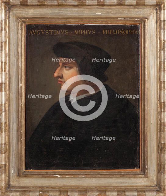 Portrait of the philosopher Agostino Nifo, 18th century. Creator: Anonymous.