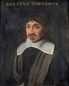 Portrait of the philosopher René Descartes (1596-1650), 17th century
