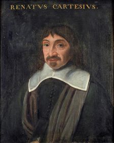 Portrait of the philosopher René Descartes (1596-1650), 17th century