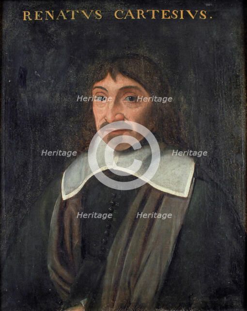 Portrait of the philosopher René Descartes (1596-1650), 17th century.