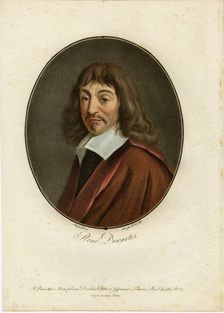 Portrait of the philosopher René Descartes (1596-1650), 1794