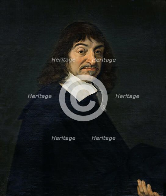 Portrait of the philosopher René Descartes (1596-1650), ca 1649.