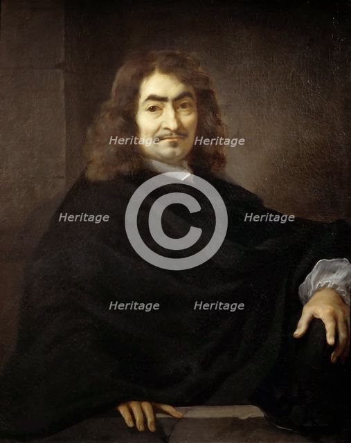 Portrait of the philosopher René Descartes (1596-1650), First Half of 17th cen..