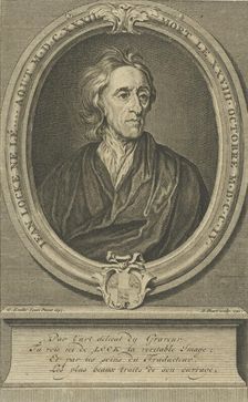 Portrait of the physician and philosopher John Locke (1632-1704), 1721. Creator: Picart, Bernard (1673-1733)