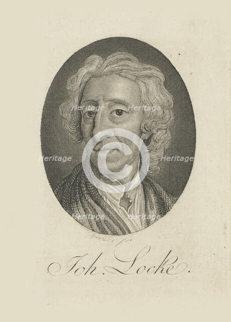 Portrait of the physician and philosopher John Locke (1632-1704), ca 1770. Creator: Geyser, Friedrich Christian Gottlieb (1772-1846).