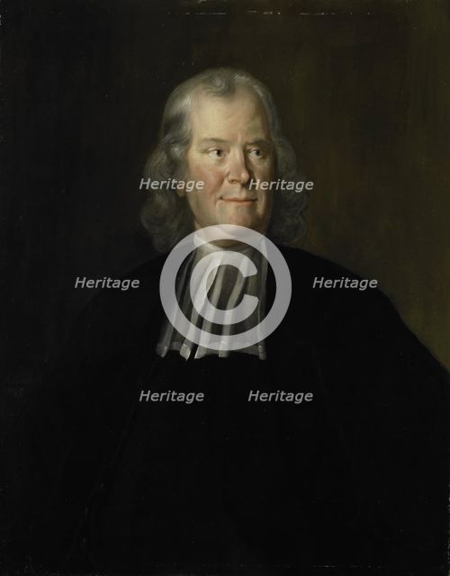 Portrait of the Physician Herman Boerhaave, Professor at the University of Leiden, 1735. Creator: Cornelis Troost.