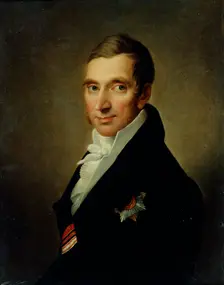 Portrait of the Physician Johann-Georg von Ruehl (1768-1846), 1823. Artist: Luchaninov, Ivan Vasilyevich (1781-1824)