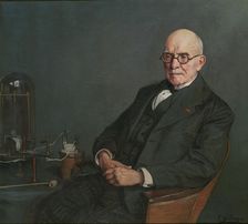 Portrait of the physicist Édouard Branly (1844-1940), c. 1920. Creator: Zuloaga y Zabaleto, Ignacio (1870-1945)