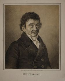 Portrait of the physicist Ernst Florens Friedrich Chladni (1756-1827). Creator: Montmorillon, Ludwig Albert von (1794-1854)
