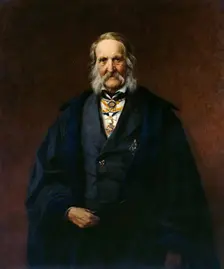Portrait of the Physicist Franz Ernst Neumann (1798-1895), 1886. Creator: Steffeck, Carl (1818-1890)