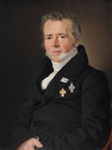 Portrait of the Physicist Hans Christian Orsted, 1832-1833. Creator: Christian Albrecht Jensen