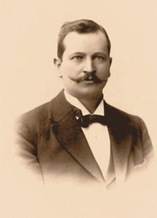 Portrait of the physicist Paul Drude (1863-1906)