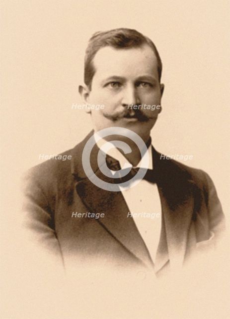 Portrait of the physicist Paul Drude (1863-1906).