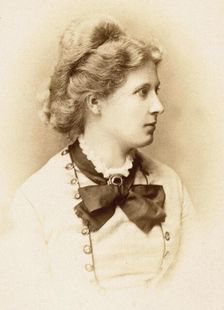 Portrait of the pianist, composer and singer Elisabeth von Herzogenberg (1847-1892). Creator: Anonymous