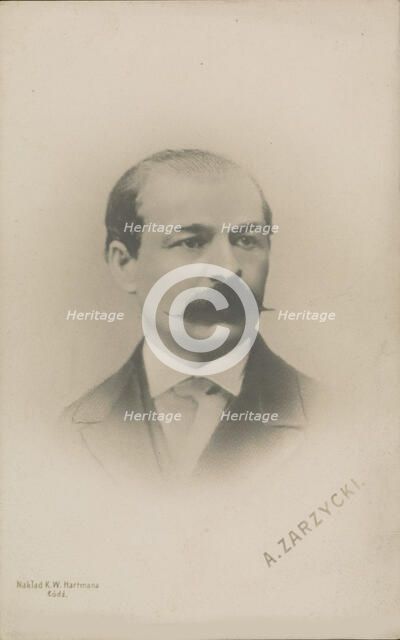 Portrait of the pianist, conductor and composer Aleksander Zarzycki (1834-1895). Creator: Anonymous.