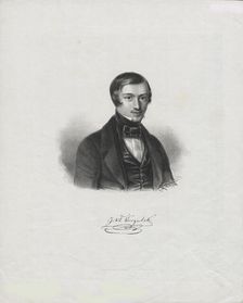 Portrait of the pianist, conductor and composer Jozef Wladyslaw Krogulski (1815-1842). Creator: Anonymous