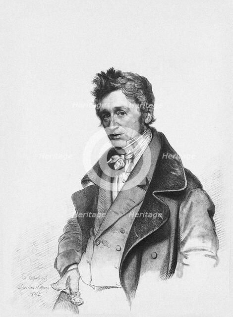 Portrait of the pianist and composer August Alexander Klengel (1783-1852), ca 1820. Creator: Vogel von Vogelstein, Carl Christian, (after) (1788-1868).