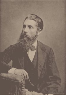 Portrait of the pianist and composer Adolf Jensen (1837-1879). Creator: Anonymous