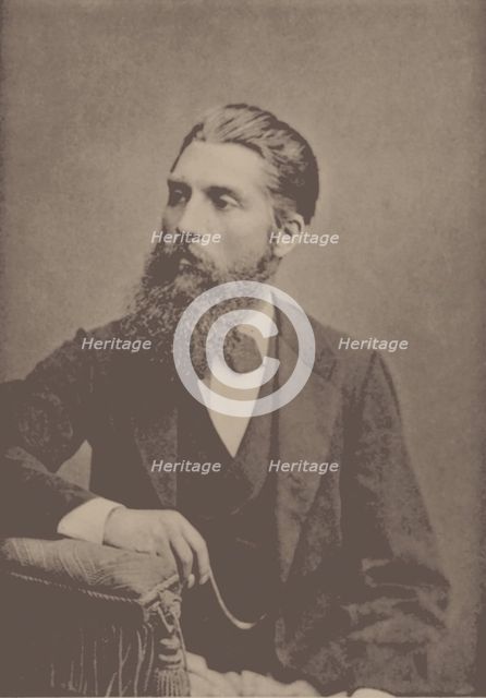 Portrait of the pianist and composer Adolf Jensen (1837-1879). Creator: Anonymous.