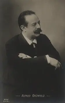 Portrait of the pianist and composer Alfred Grünfeld (1852-1924), c. 1900. Creator: Anonymous
