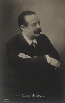 Portrait of the pianist and composer Alfred Grünfeld (1852-1924), c. 1900. Creator: Anonymous