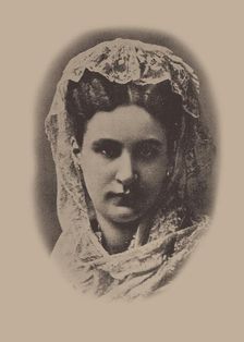 Portrait of the pianist and composer Ella Adayevskaya (1846-1926). Creator: Anonymous