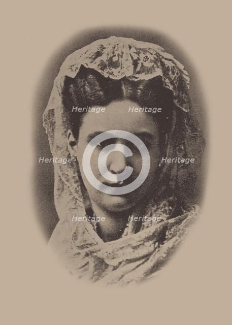 Portrait of the pianist and composer Ella Adayevskaya (1846-1926). Creator: Anonymous.