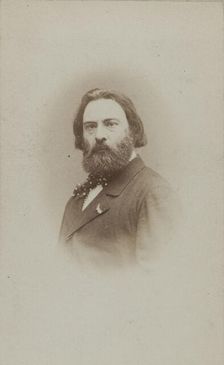 Portrait of the pianist and composer Émile Prudent (1817-1863), ca 1860. Creator: Carjat, Étienne (1828-1906)