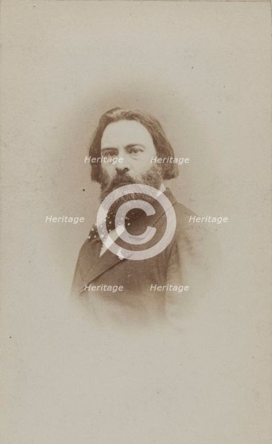 Portrait of the pianist and composer Émile Prudent (1817-1863), ca 1860. Creator: Carjat, Étienne (1828-1906).