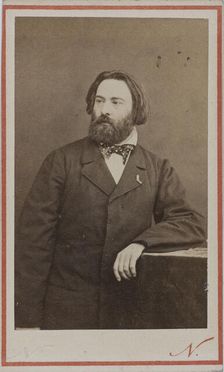 Portrait of the pianist and composer Émile Prudent (1817-1863), ca 1860. Creator: Photo studio Nadar